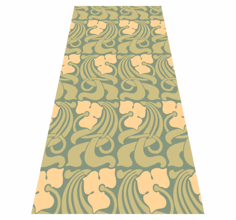 Tapis vinyle rétro motif moderne - TenStickers
