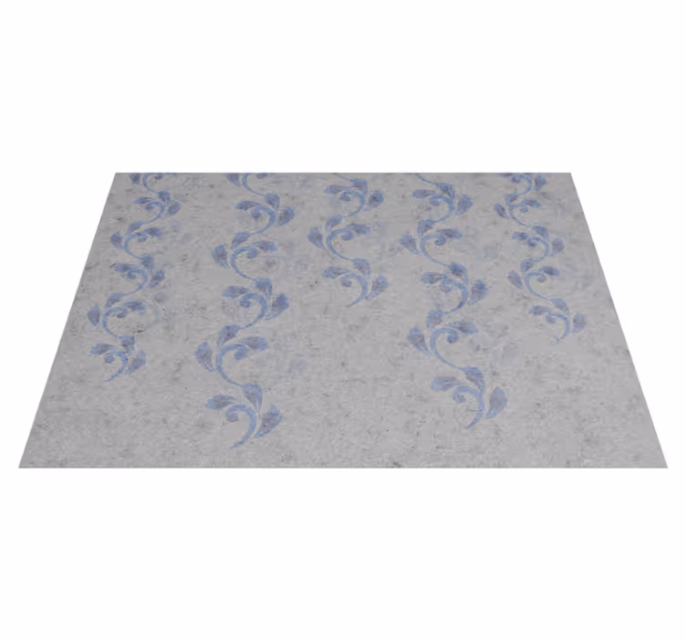 Tapis vinyle rétro lierre aquarelle vintage - TenStickers