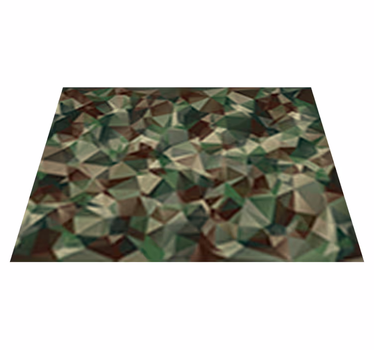 Tapis vinyle texture camouflage - TenStickers