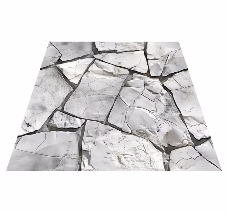 Tapis vinyle texture design gris - TenStickers