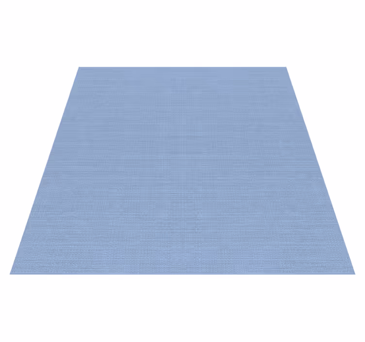 Tapis vinyle texture motif jute bleu fin - TenStickers