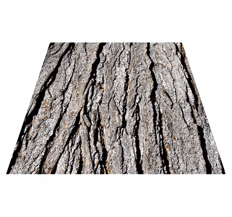 Tapis vinyle texture motif tronc réaliste - TenStickers