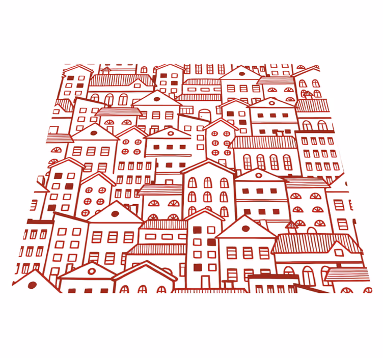 Tapis vinyle texture effet bande dessinée moderne - TenStickers