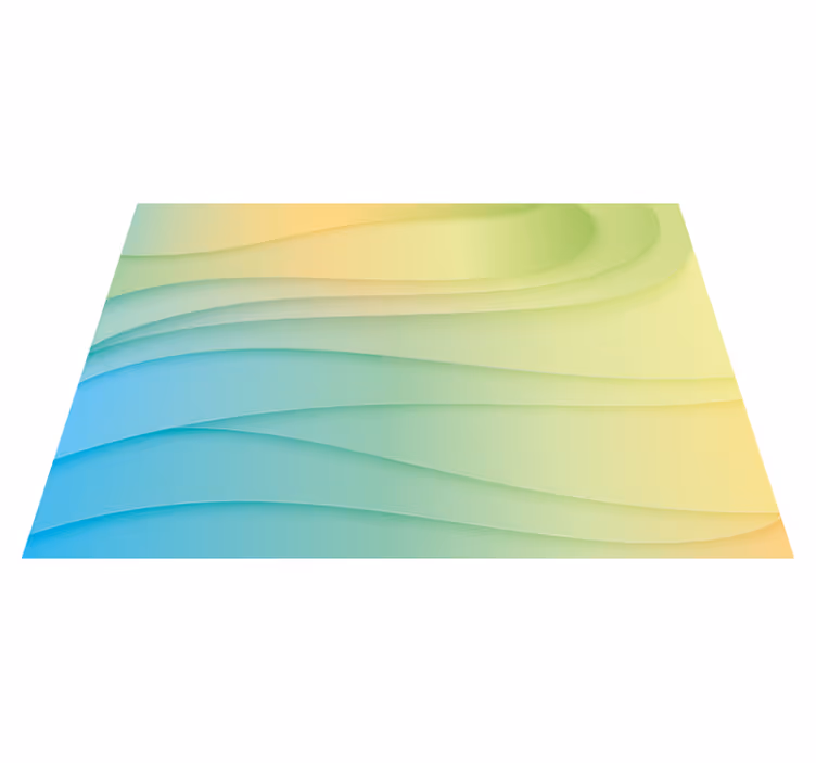Tapis vinyles géométriques formes abstraites modernes - TenStickers