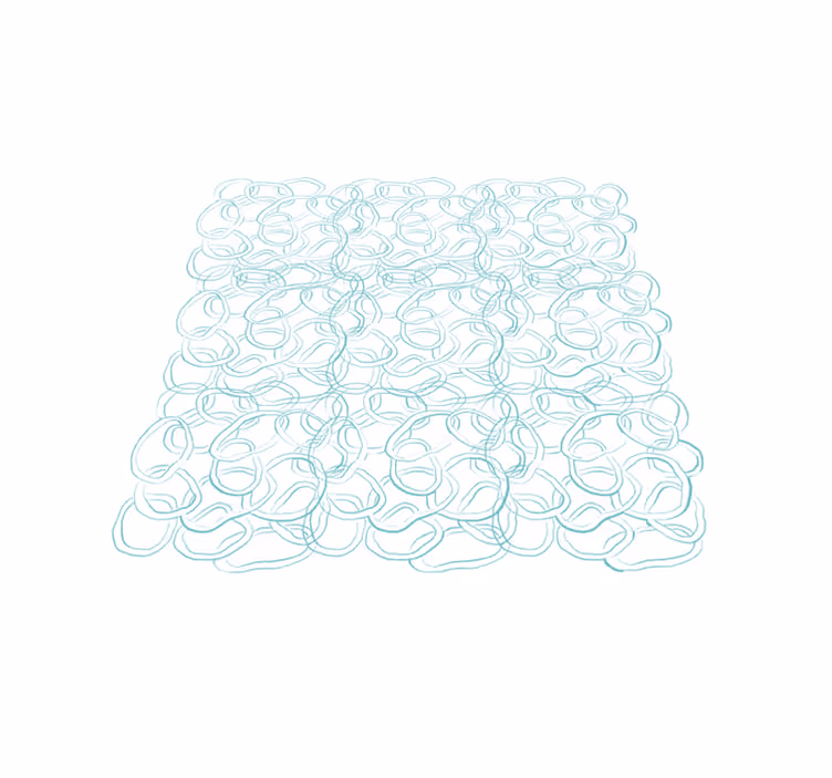 Tapis vinyles géométriques modernes circulaires abstraits - TenStickers