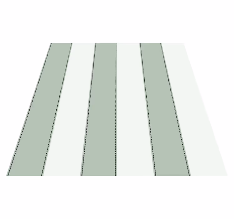 Tapis vinyle couloir rayures verticales grises - TenStickers