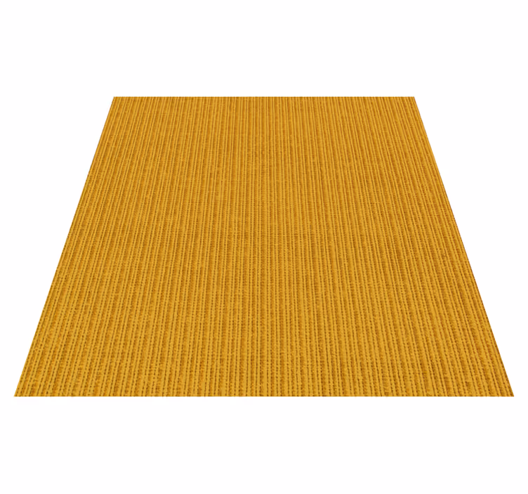 Tapis vinyle jaune imitation bambou - TenStickers