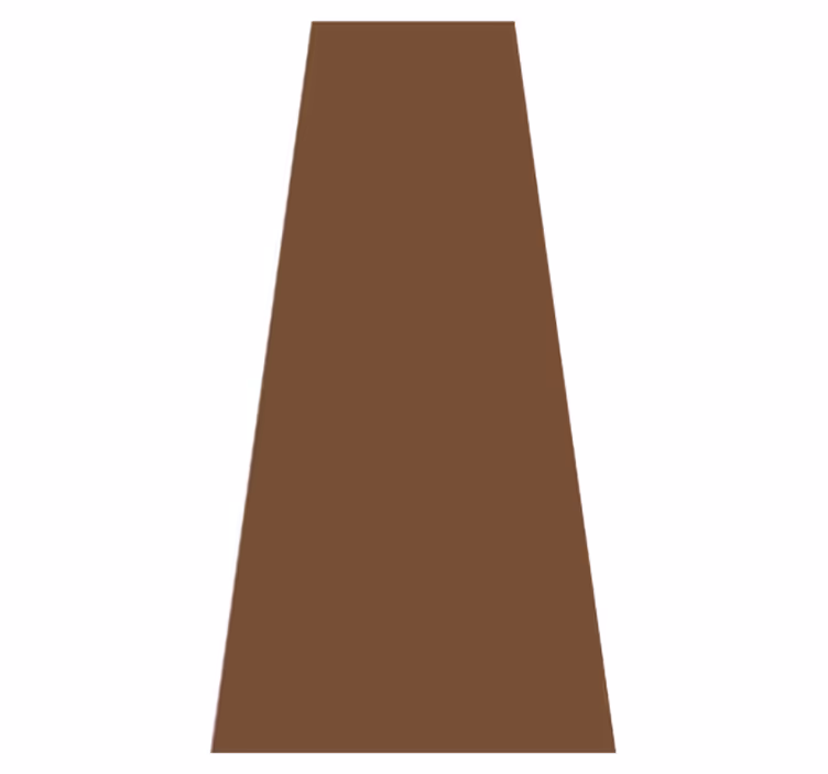 Tapis vinyle marron chocolat pour décoration intérieure - TenStickers