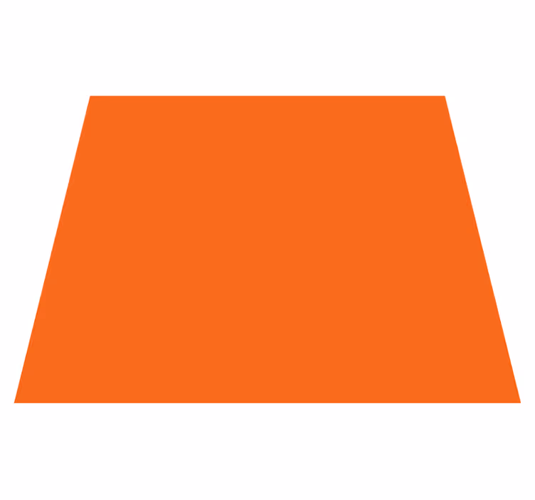 Tapis vinyle orange citrus orange - TenStickers