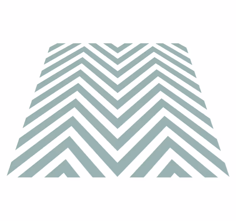 Tapis vinyle vert motif carré - TenStickers