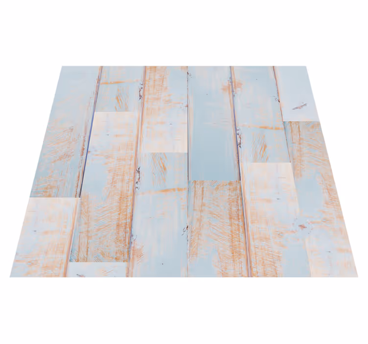 Tapis vinyle extérieur planches en bois vieillies - TenStickers