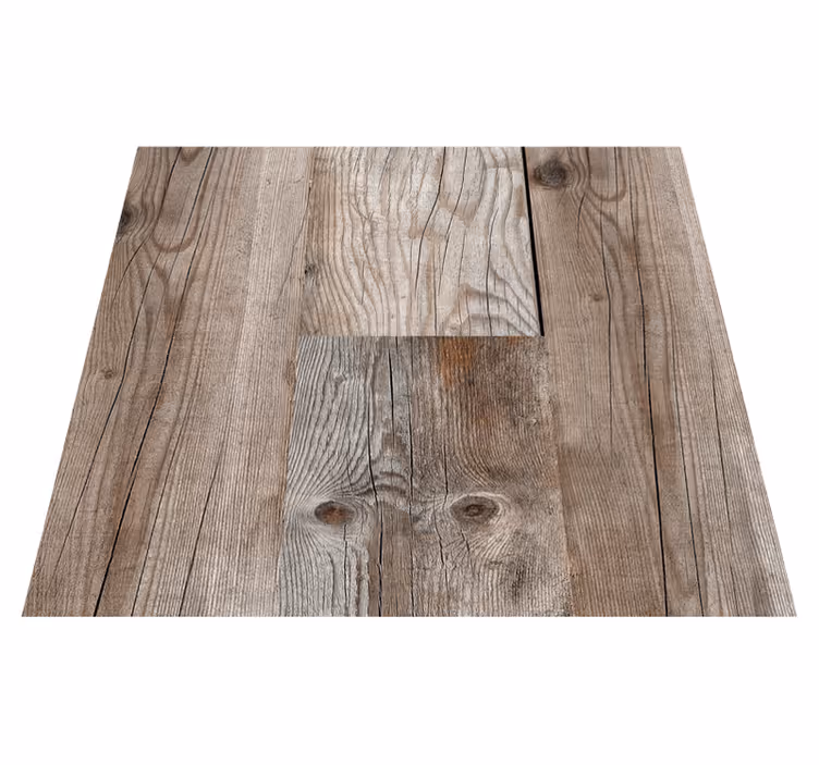 Tapis vinyle extérieur textures de bois rustiques - TenStickers