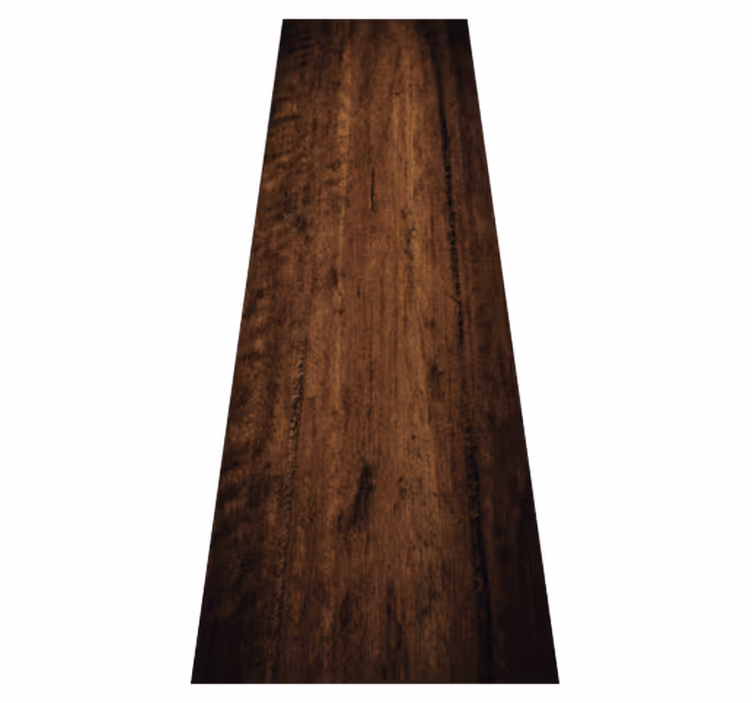 Tapis vinyle extérieur bois patiné marron foncé - TenStickers