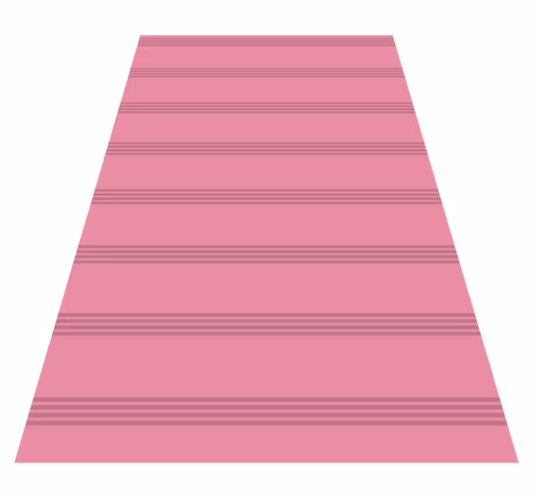 Tapis vinyle rose rayures rose foncé - TenStickers