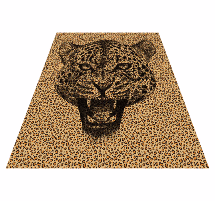 Tapis vinyle animal motif et imprimé léopard - TenStickers