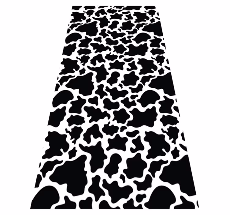 Tapis vinyle animal peau de vache - TenStickers