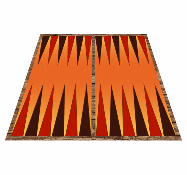 Tapis vinyle rayures lignes géométriques - TenStickers