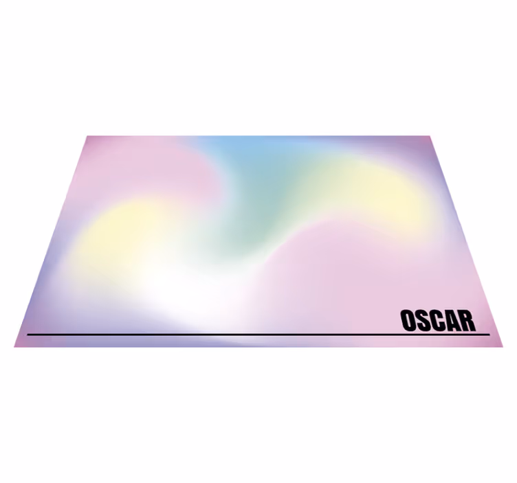 Tapis vinyle personnalisé dégradé personnalisable - TenStickers