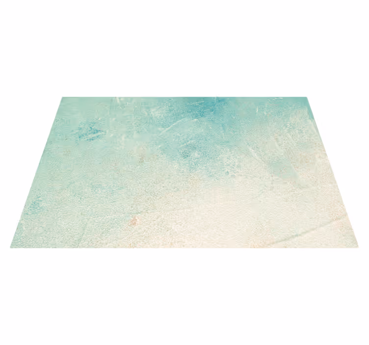 Tapis vinyle texture surface texturée aqua - TenStickers