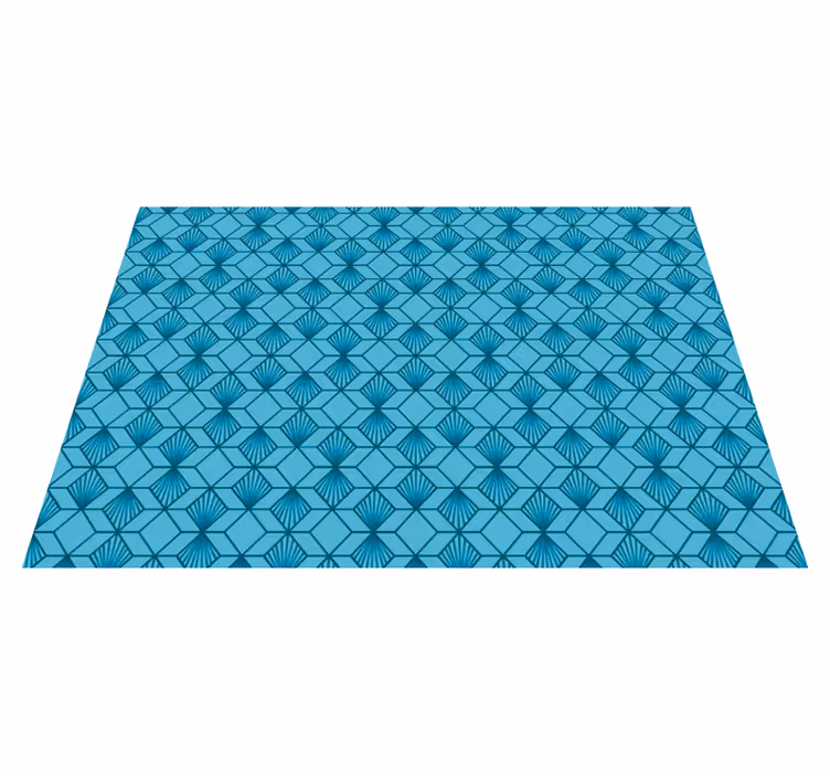Tapis vinyles géométriques affichage de motifs - TenStickers