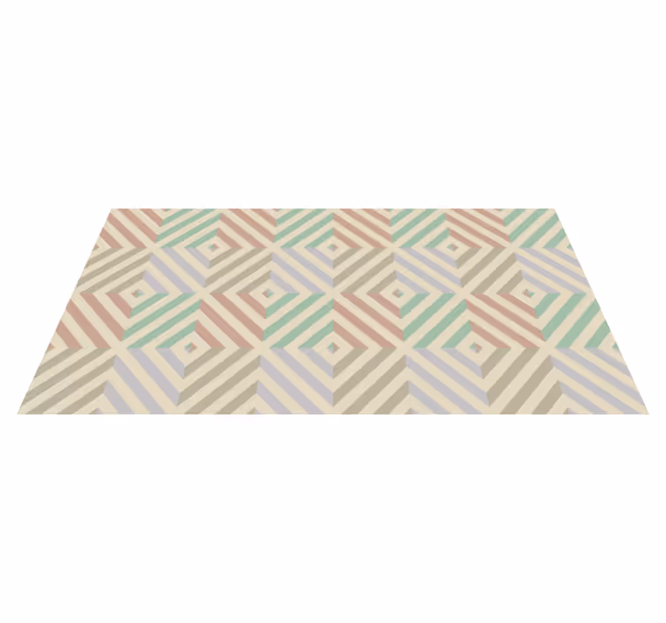 Tapis vinyles géométriques harmonie géométrique - TenStickers