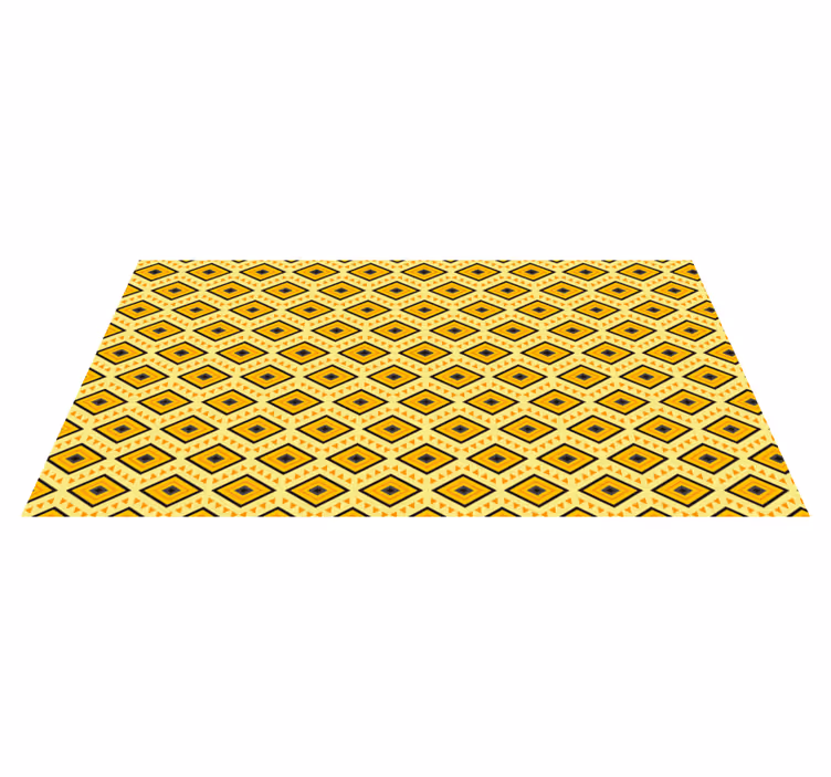 Tapis vinyles géométriques carrés à motifs géométriques - TenStickers