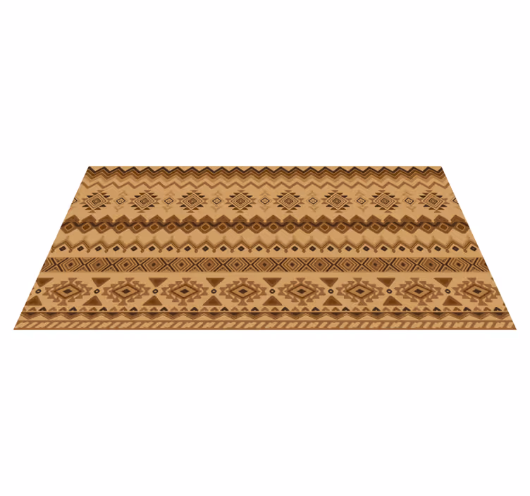 Tapis vinyle éthnique coureur de motif tribal - TenStickers