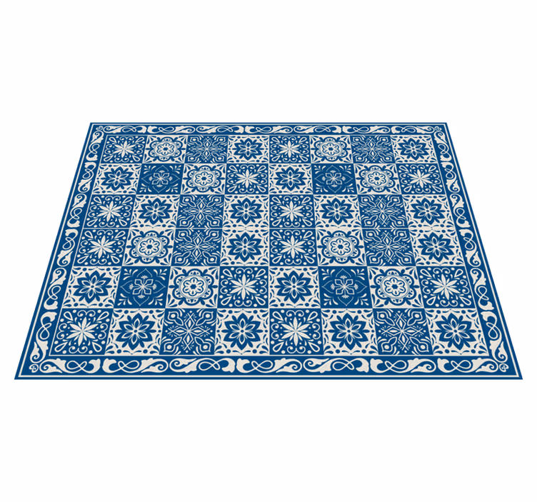 Tapis vinyle carreaux de ciment carrelage décoratif - TenStickers