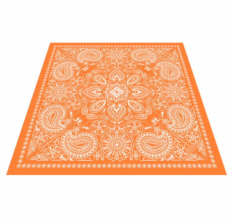 Tapis vinyle mandala ornement de mandalas - TenStickers
