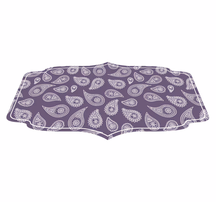 Tapis vinyle mandala motif bandana - TenStickers