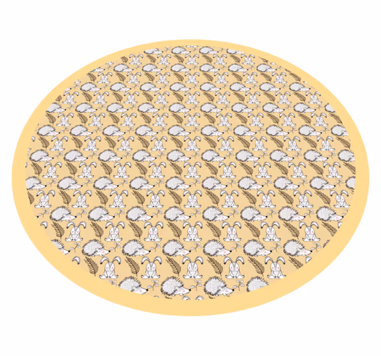 Tapis vinyle chambre bébé illustration de hérisson - TenStickers