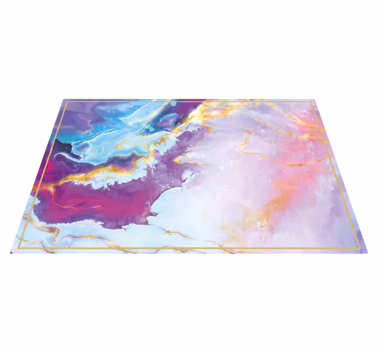 Tapis vinyle texture abstrait marbré - TenStickers