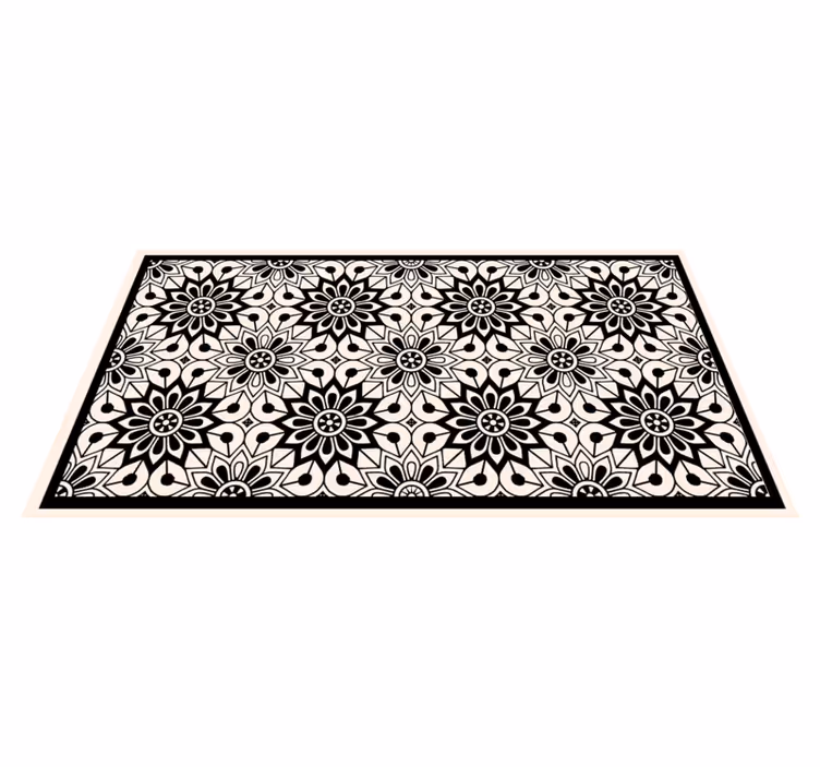 Tapis vinyle mandala élégance du motif mandala - TenStickers