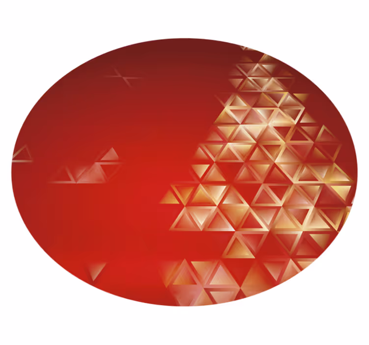 Tapis vinyles géométriques sphère d'ombre géométrique - TenStickers