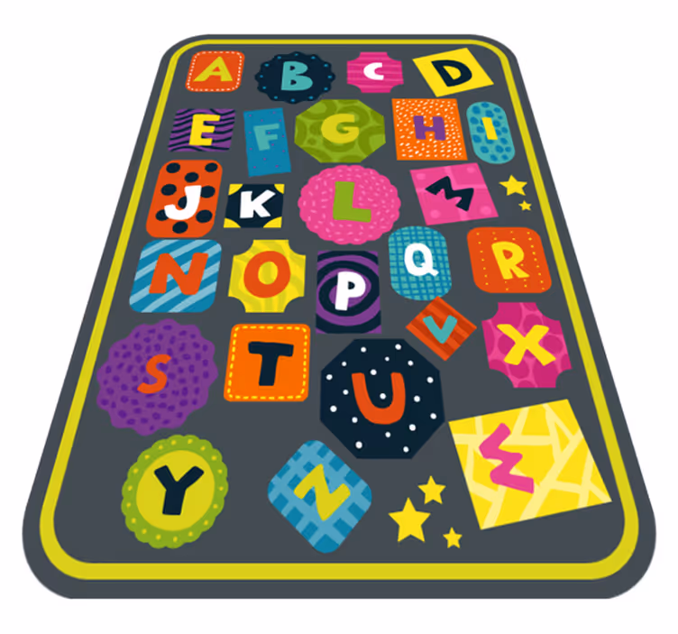 Tapis vinyle alphabet éducatif - TenStickers