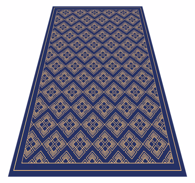 Tapis vinyle mandala mandala géométrique abstrait - TenStickers