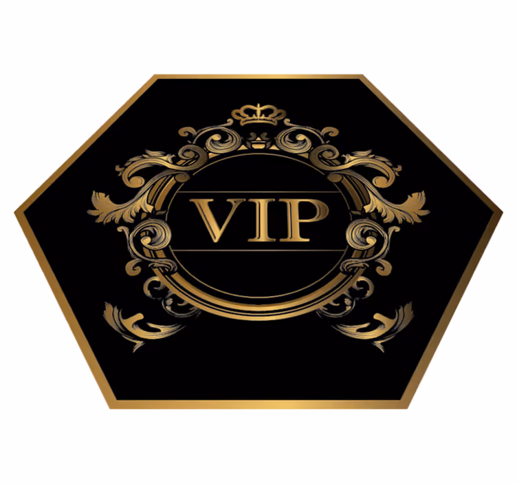 Tapis vinyle minimaliste design vip élégant - TenStickers