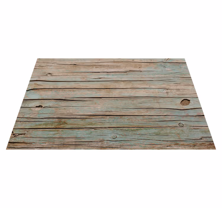 Tapis vinyle imitation parquet texture de bois vieilli - TenStickers