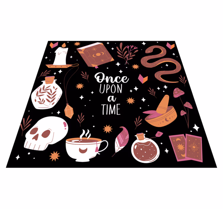 Tapis vinyle autres tapis l'heure du conte de fées - TenStickers
