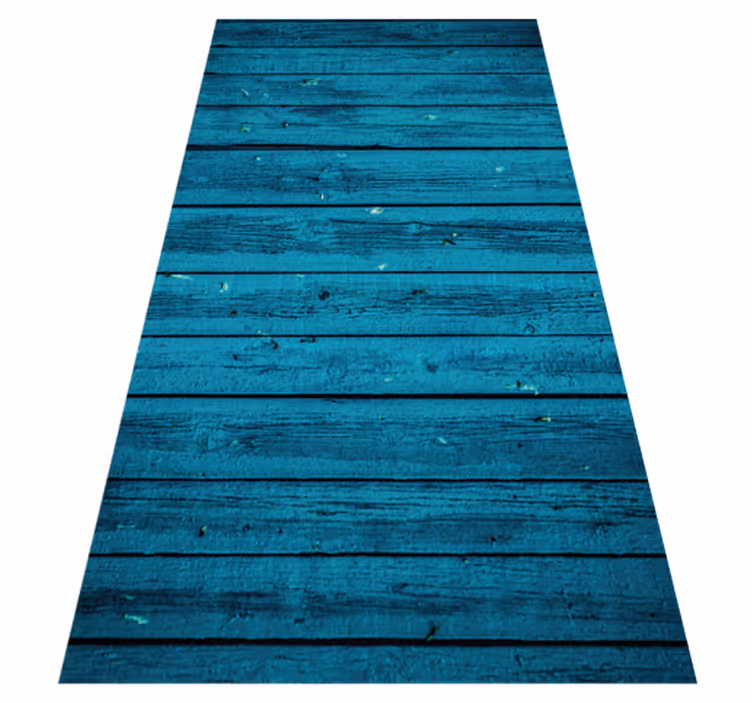 Tapis vinyle imitation parquet planches en détresse - TenStickers