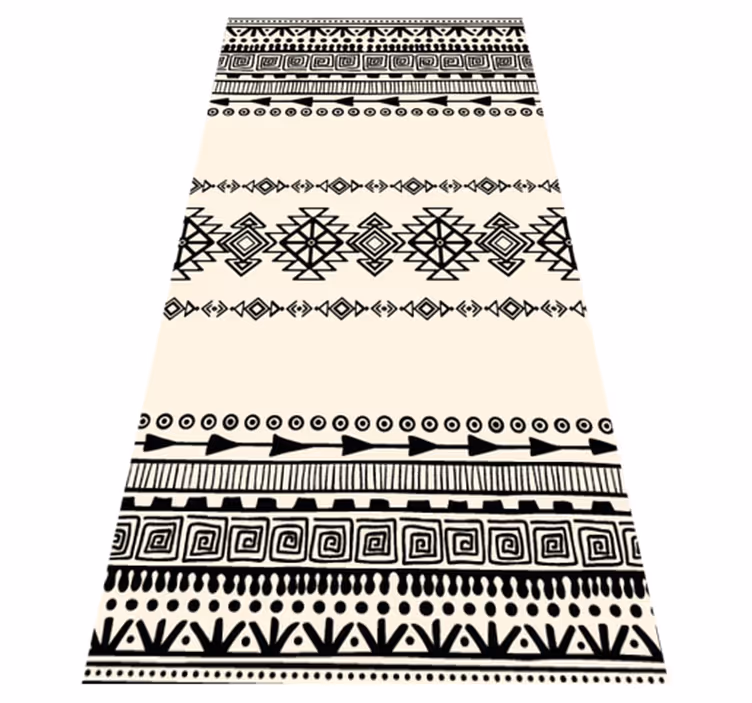 Tapis vinyle éthnique à motifs ethniques - TenStickers