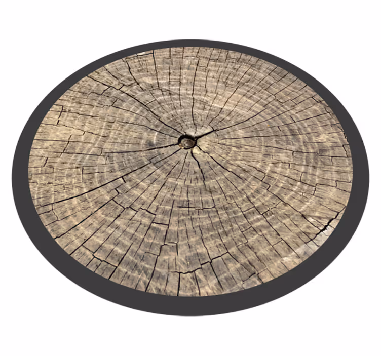 tapis vinyle en bois Coffre vintage - TenStickers
