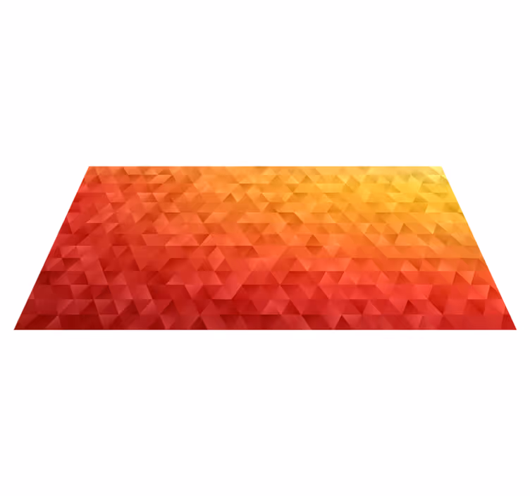 Tapis vinyles géométriques dégradé géométrique - TenStickers