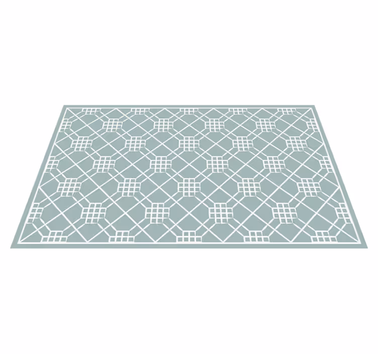 tapis vinyle carreaux Géométrie irrégulière - TenStickers