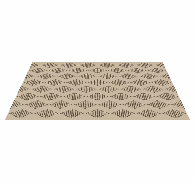 Tapis vinyles géométriques élément de motif géométrique - TenStickers
