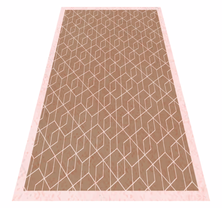 Tapis vinyles géométriques simplicité géométrique - TenStickers