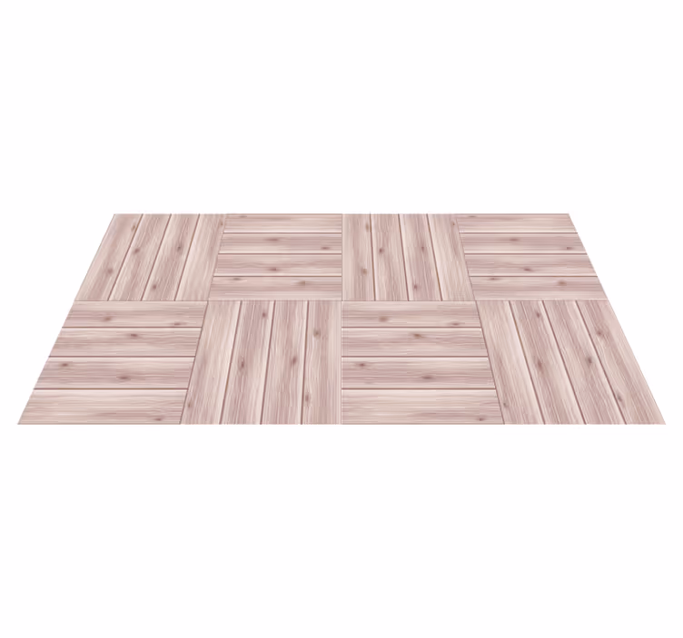 Tapis vinyle imitation parquet simulation de lattes bois - TenStickers