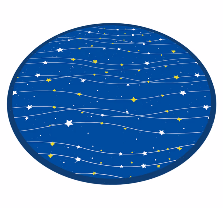 Tapis vinyle étoile orbite céleste - TenStickers