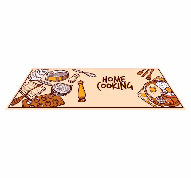 Tapis vinyle cuisine gastronomie domestique - TenStickers