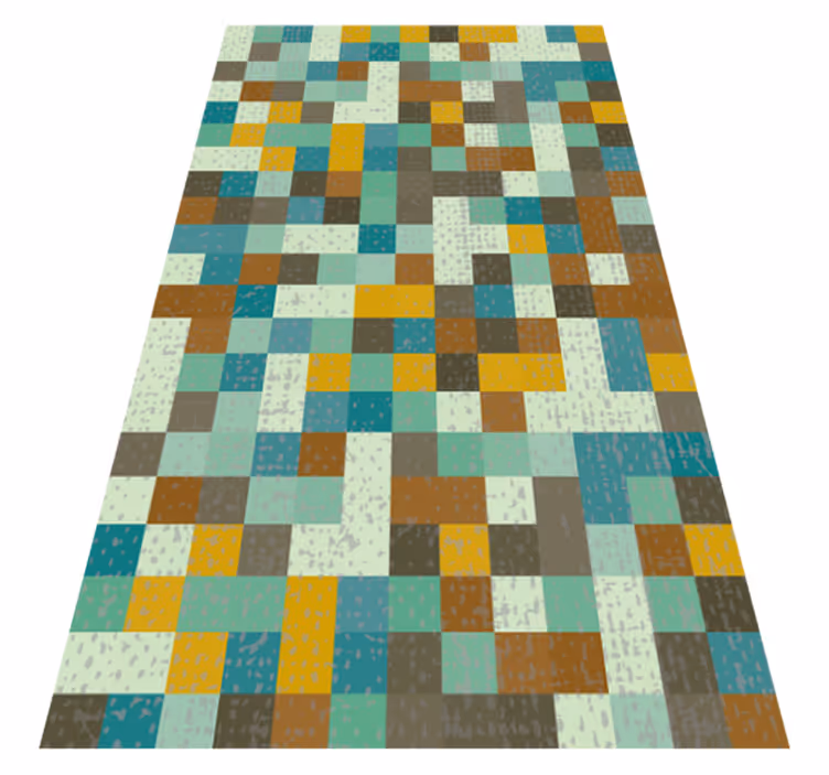 Tapis vinyles géométriques géométrie de la mosaïque - TenStickers